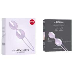 Fun Factory Smartballs Duo – venušiny kuličky s vnitřní koulí (fialové)