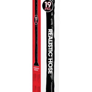 Hosed Anal Snake 19 - přísavný anální dildo (černý)