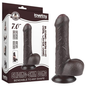 Lovetoy Sliding-Skin - varlaty dvouvrstvé dildo - 18