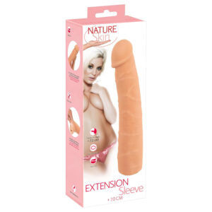 Nature Skin - prodlužující a zahušťující návlek na penis (24 cm)