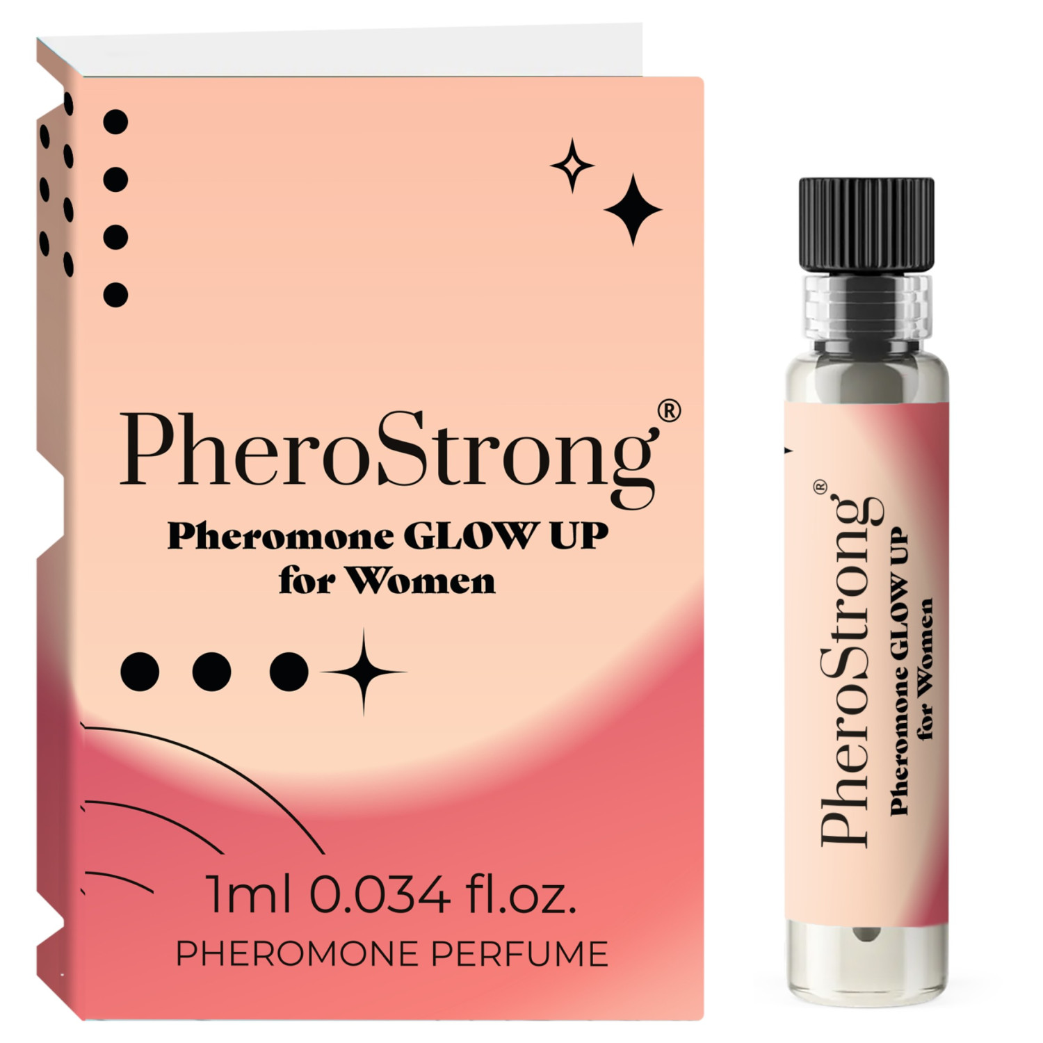 PheroStrong Glow up - feromonový parfém pro ženy (1 ml)