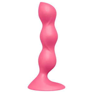 Satisfyer Triple Ball-R - anální vibrátor s perlami (růžový)