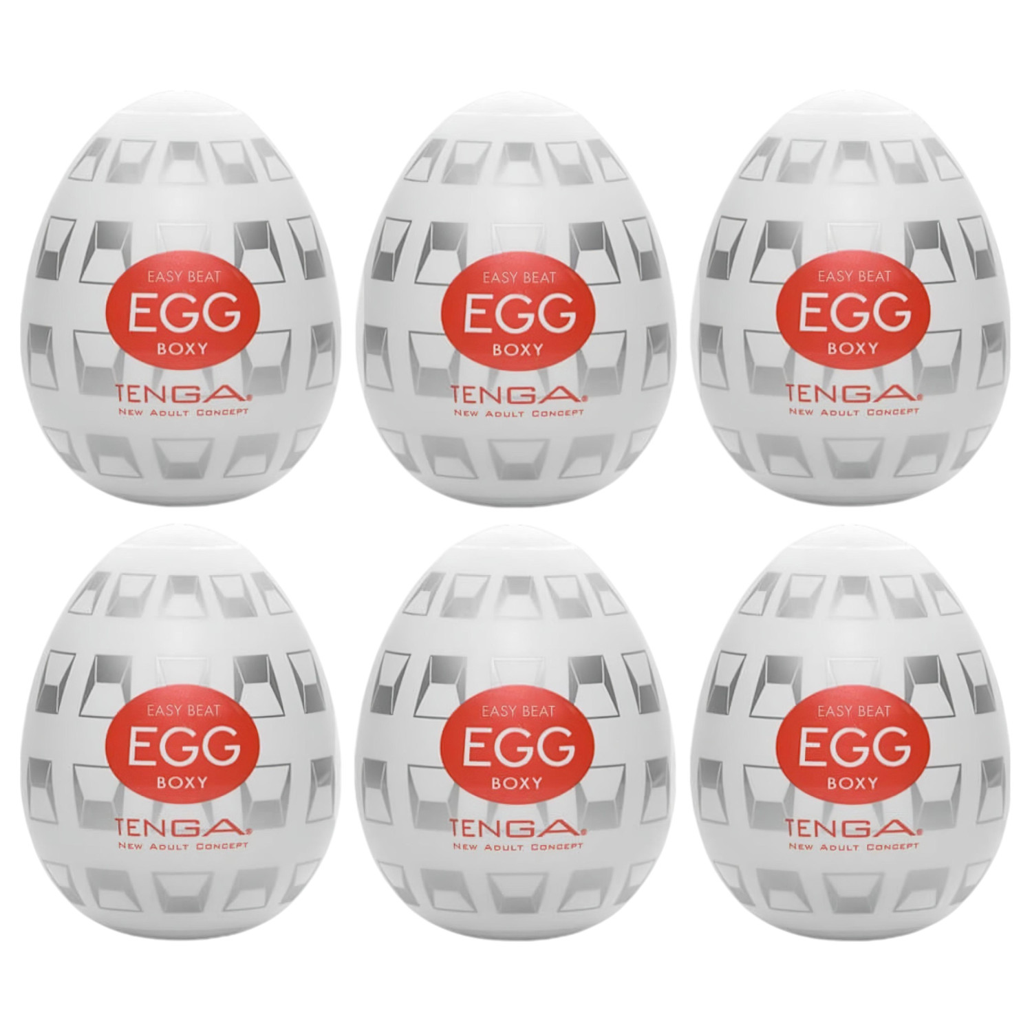 TENGA Egg Boxy - masturbátor vajíčko - sada 6 kusů