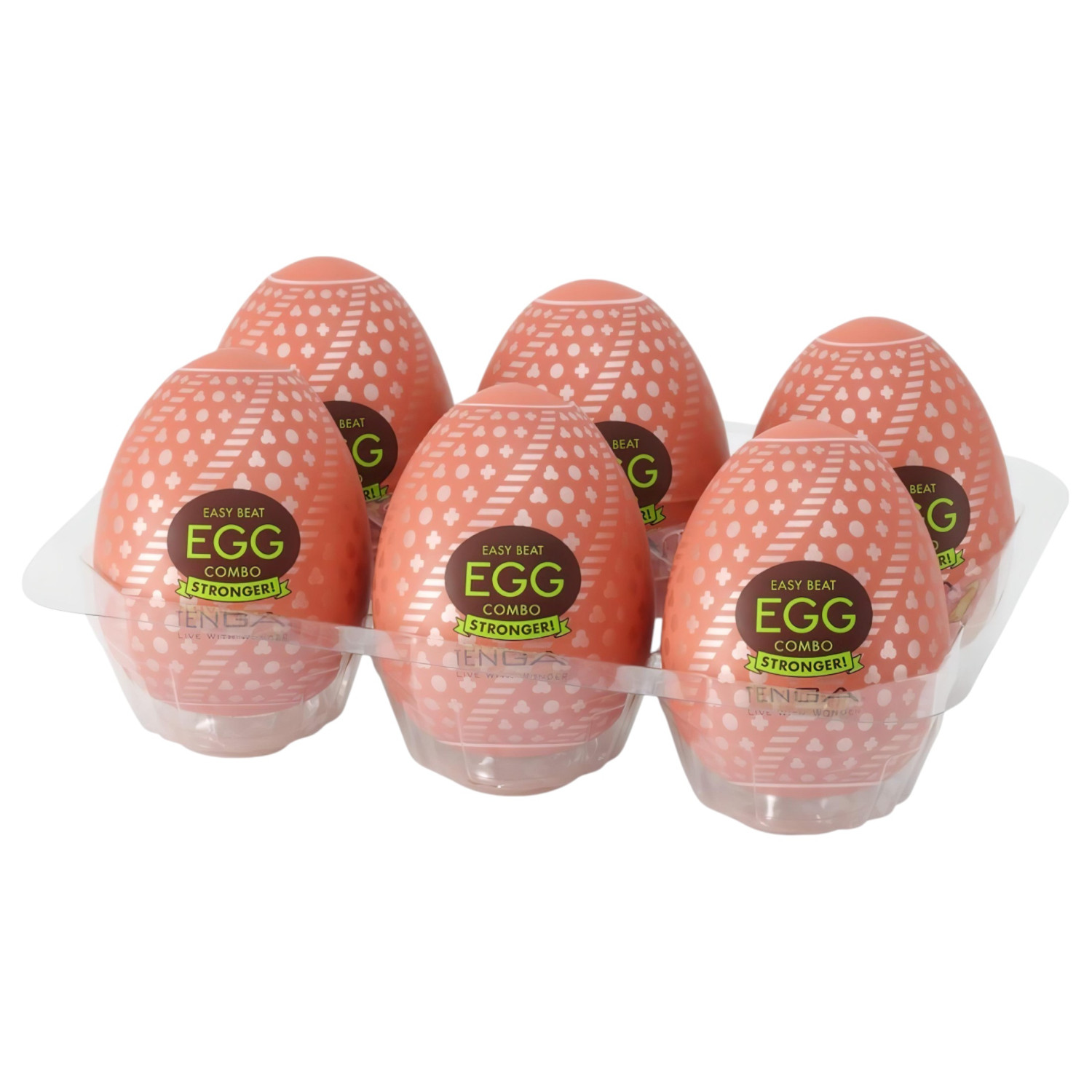 TENGA Egg Combo Stronger - vajíčkový masturbátor (6 ks)