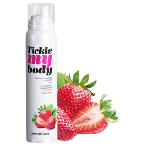 Tickle my body - masážní pěna - jahoda (150ml)