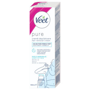 Veet Pure - depilační krém na bikinovou oblast a podpaží - pro citlivou pokožku (100ml)