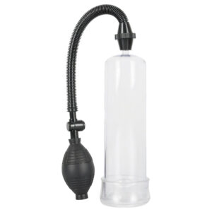 Bang Bang - vakuová pumpa na penis - průhledná