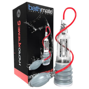 BathMate Xtreme Hydromax 5 - vakuová pumpa na penis - sada - průhledná