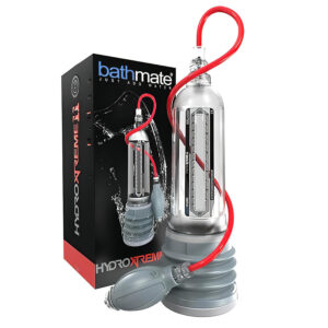 BathMate - vodní vakuová pumpa na penis - sada - průhledná