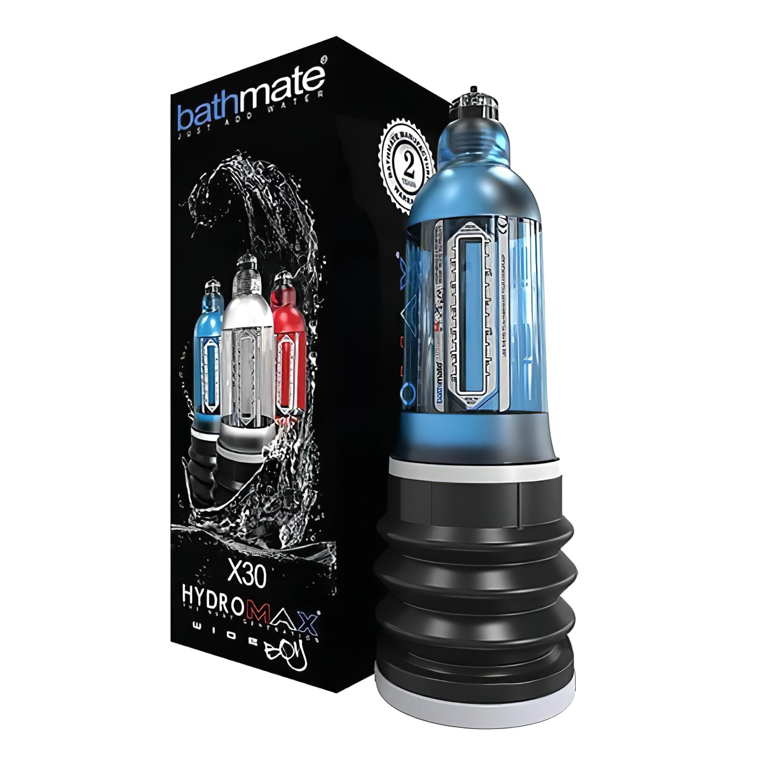 Bathmate Hydromax 7 Wide - vodní penisová pumpa - modrá
