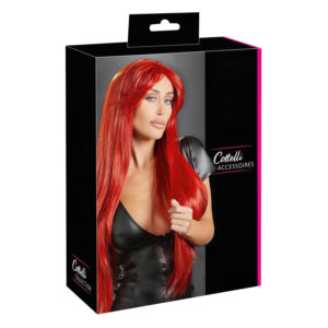 Cottelli - dlouhá paruka - červená