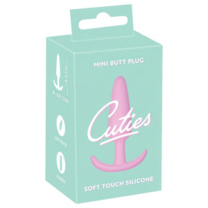 Cuties Mini Butt Plug - silikonový anální kolíček - růžový (2