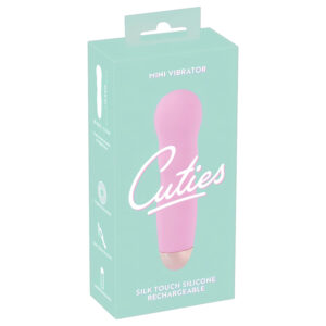 Cuties Mini Rose - vibrátor na klitoris - vlnkovaný - růžový - dobíjecí