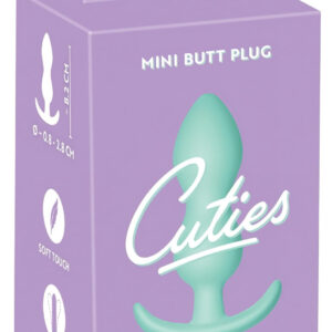 Cuties - mini anální kolík - silikonový - mátový - 2