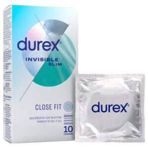 Durex Invisible Slim - tenké kondomy - 10 ks
