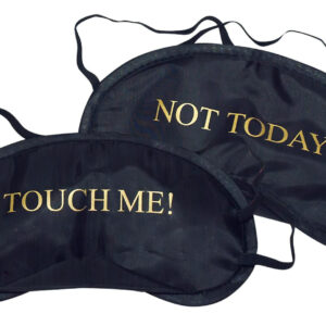 Érints meg! - erotická maska - černá