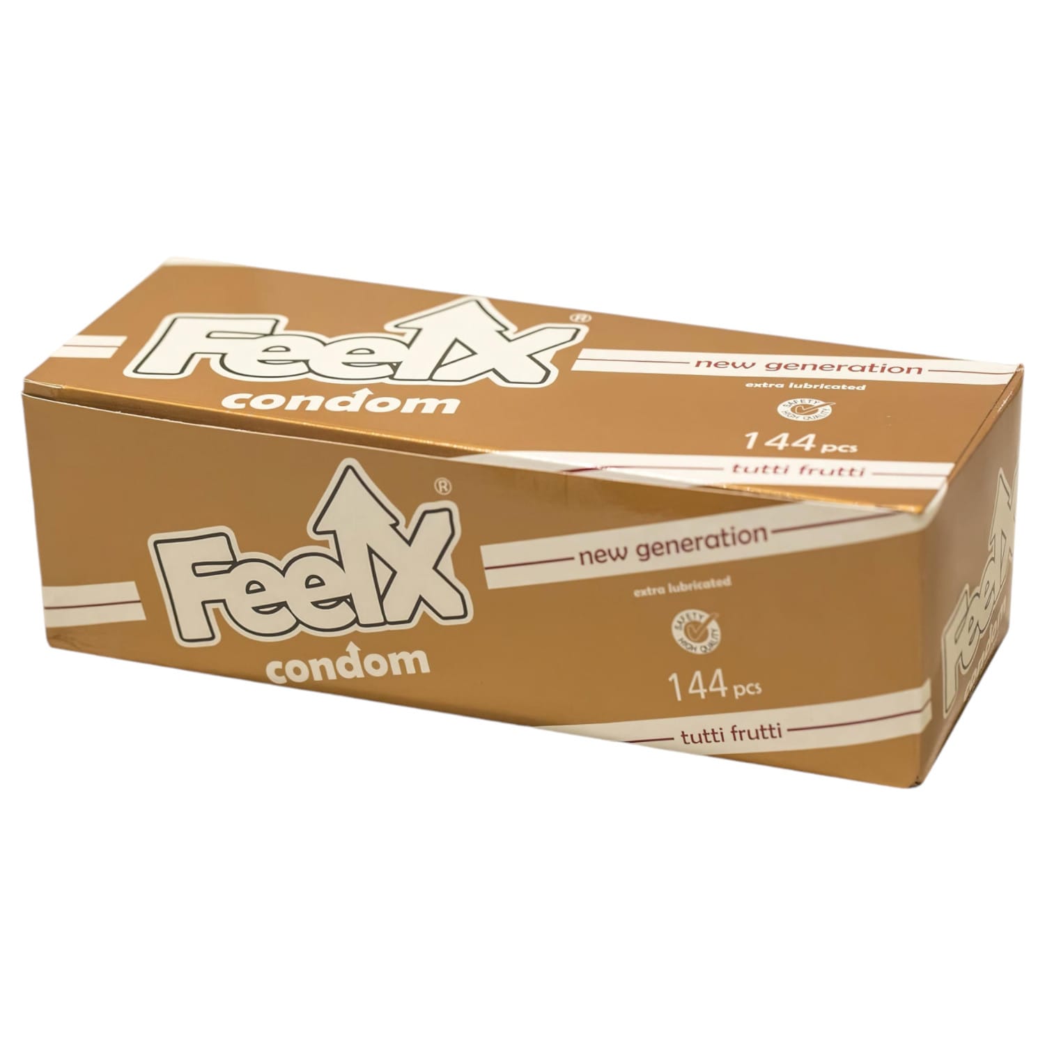 FeelX - kondomy - ovocná příchuť - 144 ks