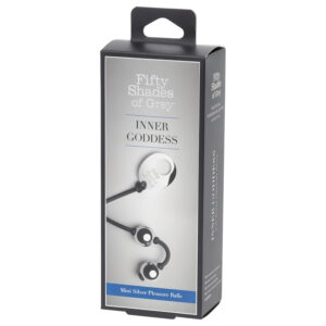 Fifty Shades of Grey - venušiny kuličky mini - kovové stříbrné