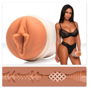 Fleshlight Autumn Falls Cream - realistická vagína - tělová barva