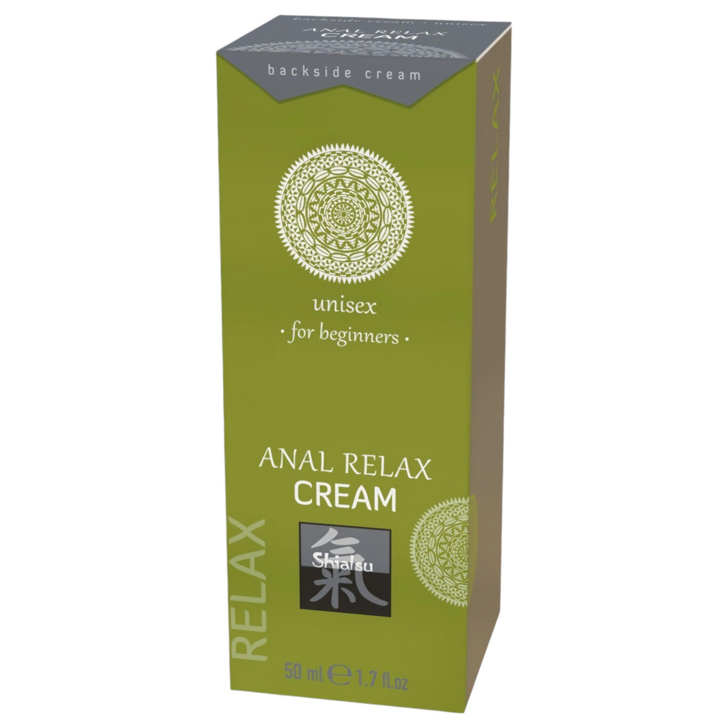 HOT Shiatsu - anální relaxační krém - lubrikační krém - 50 ml