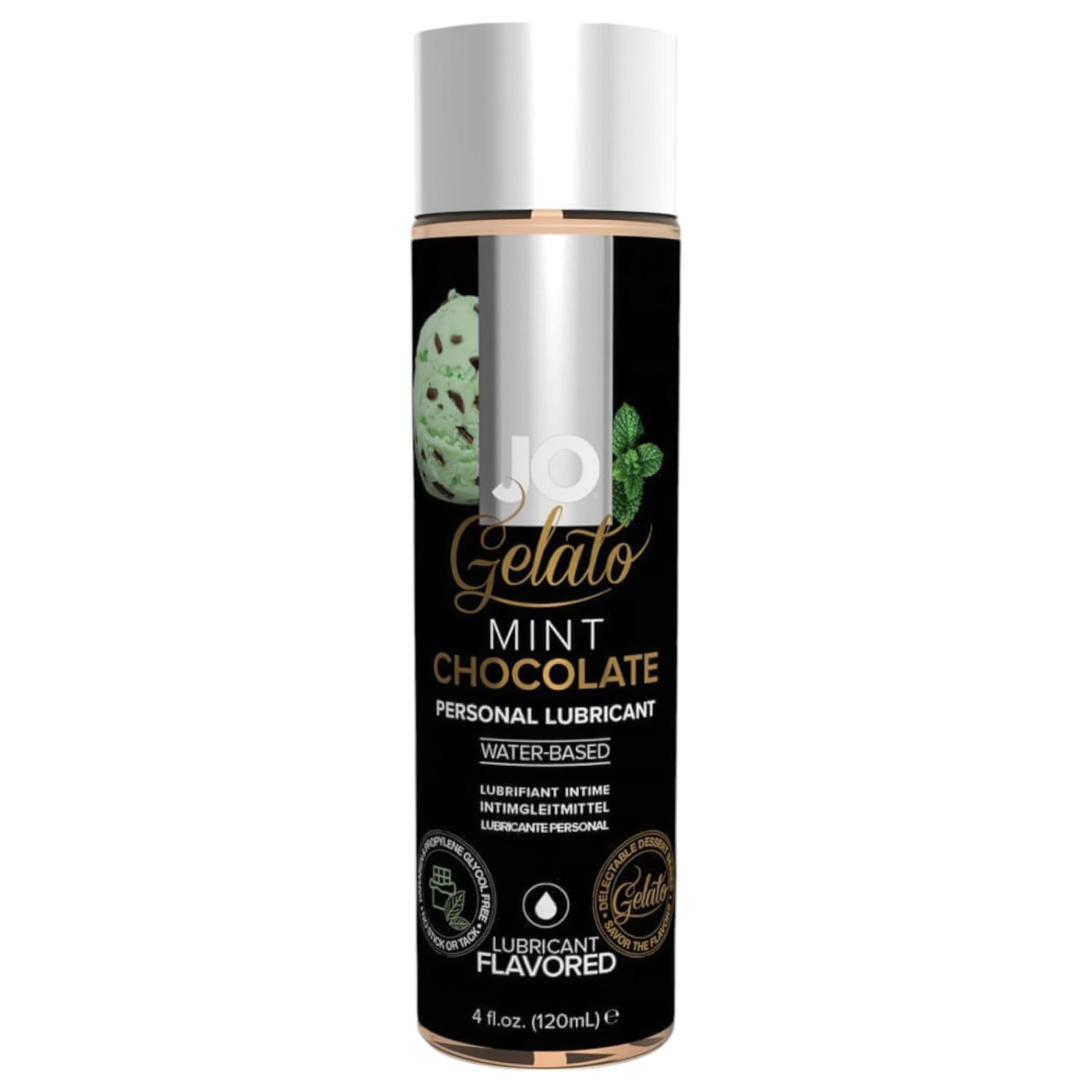 System JO - Gelato mentolovo-čokoládový - lubrikant na vodní bázi (120 ml)