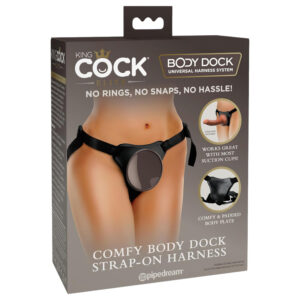 King Cock Elite Comfy Body Dock - nastavitelné kalhotky (hnědé)