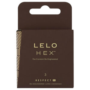 LELO Hex Respect XL - kondom - extra velký - 3 ks