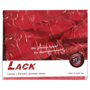 Lak lepedlo - nepropustné prostěradlo - červená - 200x230 cm