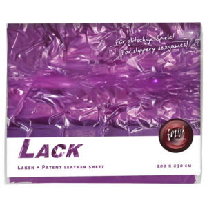 Lakkový prostěradlo - 200x220 cm - fialové