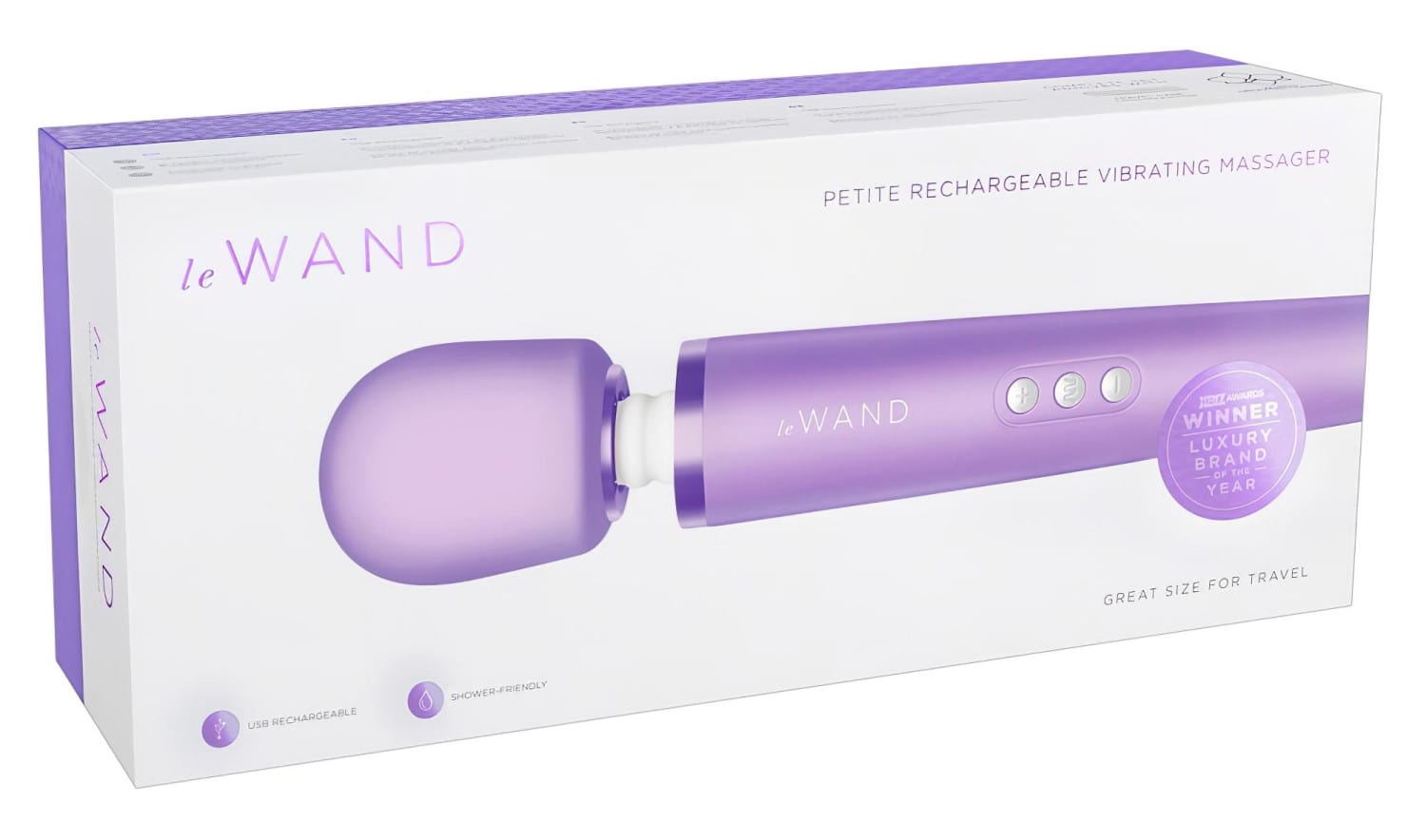 Le Wand Petite - akumulátorový masážní vibrátor - fialový