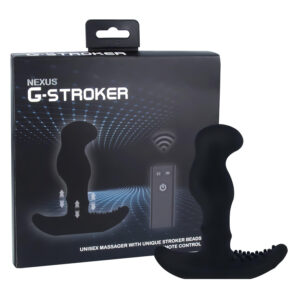 Nexus G-stroker - vibrátor na prostatu s dálkovým ovládáním - černý