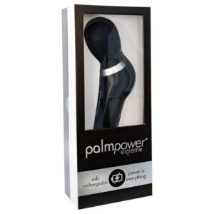 PalmPower Extreme - masážní vibrátor - dobíjecí - černý
