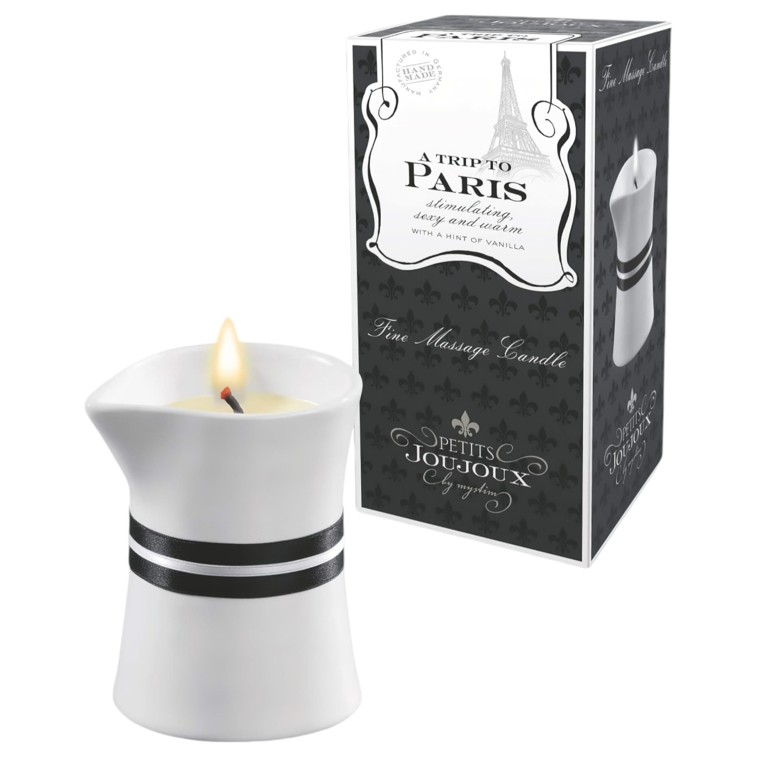 Petits Joujoux - masážní svíčka - vanilka santalové dřevo - 120 ml