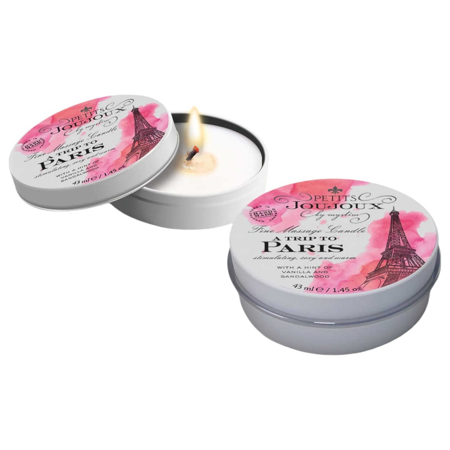 Petits Joujoux - masážní svíčka - vanilka santalové dřevo - 43 ml