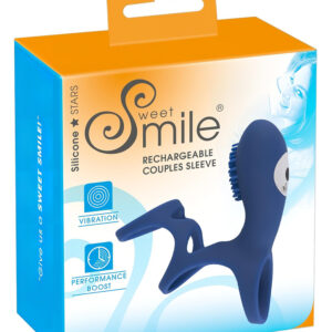 SMILE Couple - vibrační erekční kroužek na penis - dobíjecí