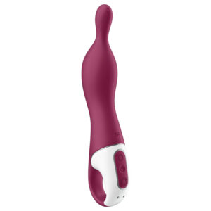 Satisfyer A-Mazing 1 - vibrátor na bod A - dobíjecí - červený