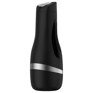 Satisfyer Men Classic - manuální vakuový masturbátor - stříbrný