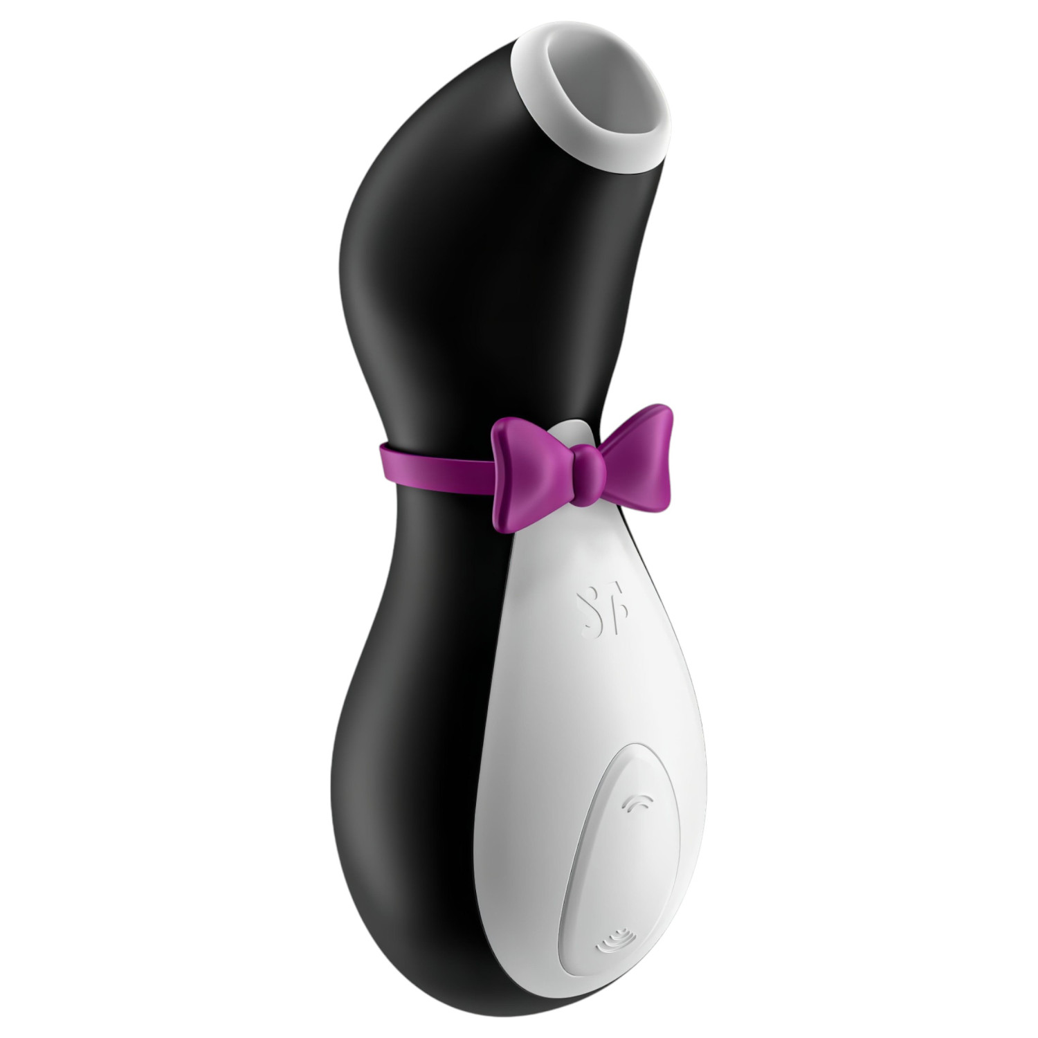 Satisfyer Penguin - nabíjecí vodotěsný stimulátor klitorisu - černobílý