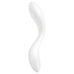 Satisfyer Rrrolling - vibrátor na G-bod s pohyblivými kuličkami - bílý