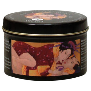 Shunga - masážní svíčka - afrodiziakální - růže 170 ml
