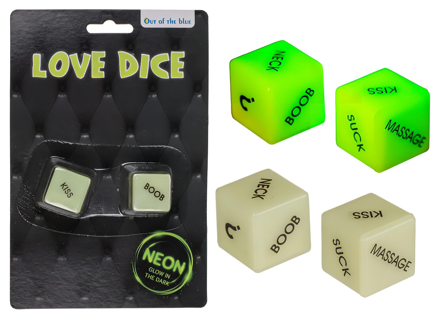 Svítící kostka - hračka - glow in the dark