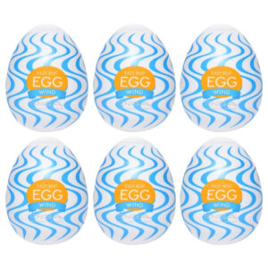 TENGA Egg Wind - masturbátor ve tvaru vajíčka - sada 6 ks