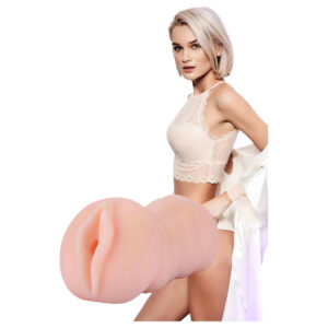 The Girl Next Door Tracey - vibrační umělá vagína - realistická barva