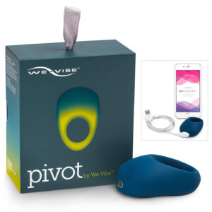 We-Vibe Pivot - vibrační erekční kroužek - nabíjecí - tmavě modrá