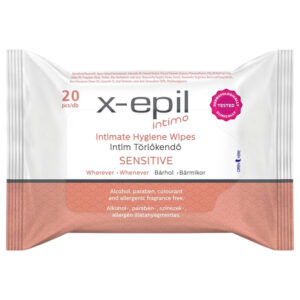 X-Epil Intimo Sensitive - intimní čistící ubrousky - 20 ks