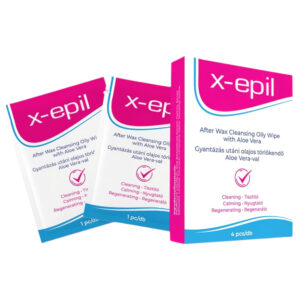 X-Epil - ubrousky po depilaci - olejové - aloe vera - 4 ks