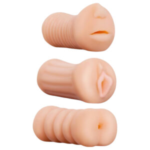 XXX To GO Juicy sada (3ks) - masturbátor umělá vagína