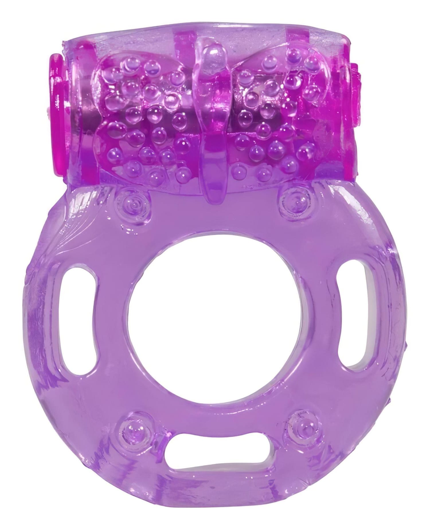 You2Toys - Vibrační erekční kroužek - jednorázový - fialový