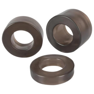 You2Toys - erekční kroužek na penis a varlata - sada - šedá