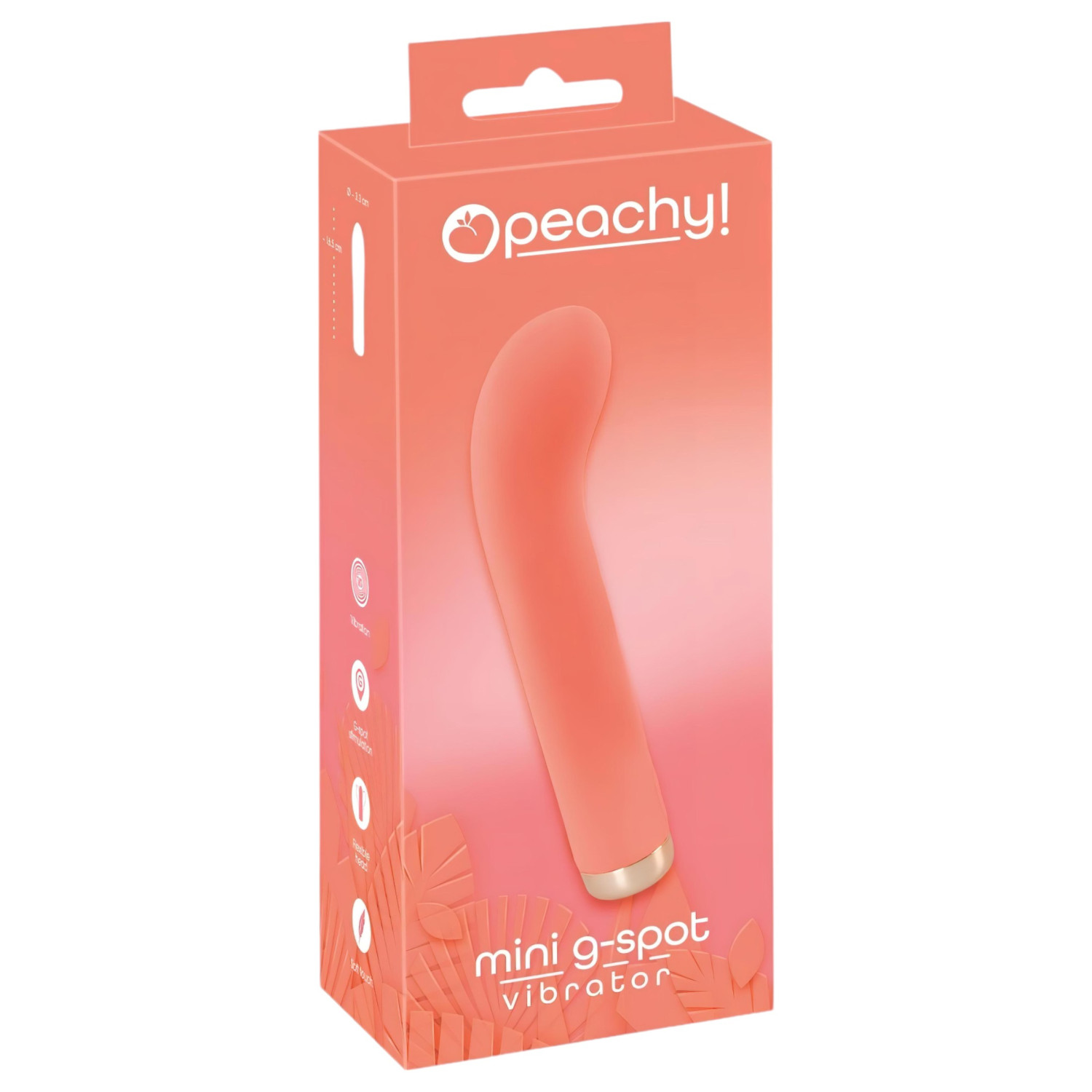You2Toys - mini vibrátor na G-bod - nabíjecí - oranžový
